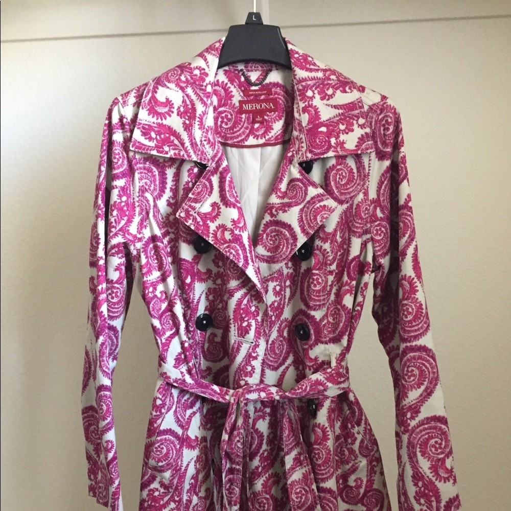 Like new Merona cotton printed jacket size large